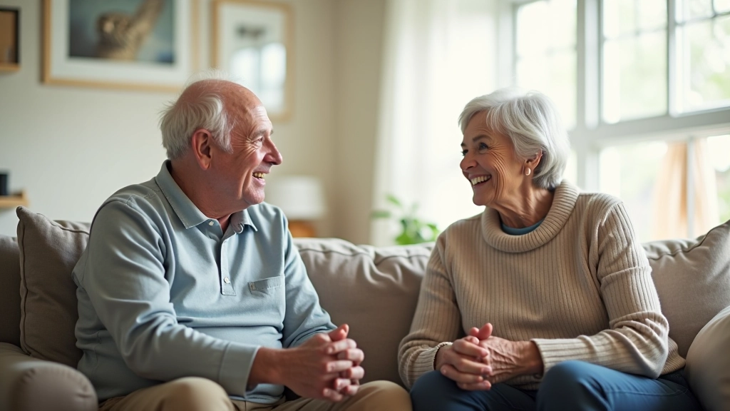 People discussing retirement planning